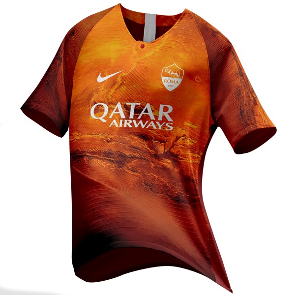 EA Sport Camiseta AS Roma 2018-2019 Naranja